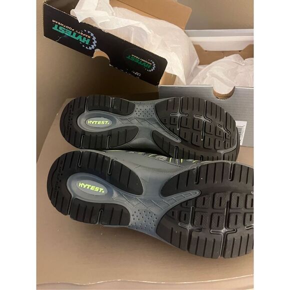 New Hytest Safety Footwear black and green women’s size 7.5 - Picture 6 of 7
